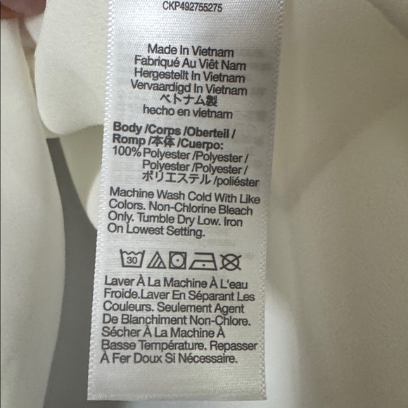 Madewell shear long sleeve top. Gathered at the wrist and neck. NWT - Picture 5 of 5